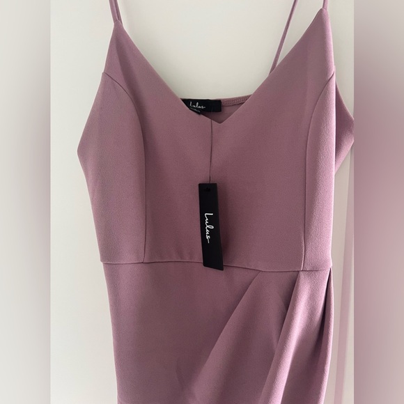 NWT LuLus Mauve Dress Large - Picture 3 of 3